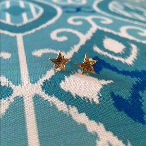 Gorjana star stud earring, gold